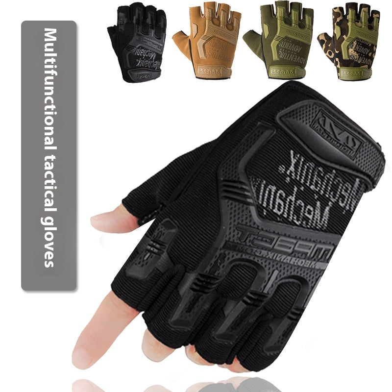Gants de vélo d'été antidérapants pour sports de plein air pour hommes