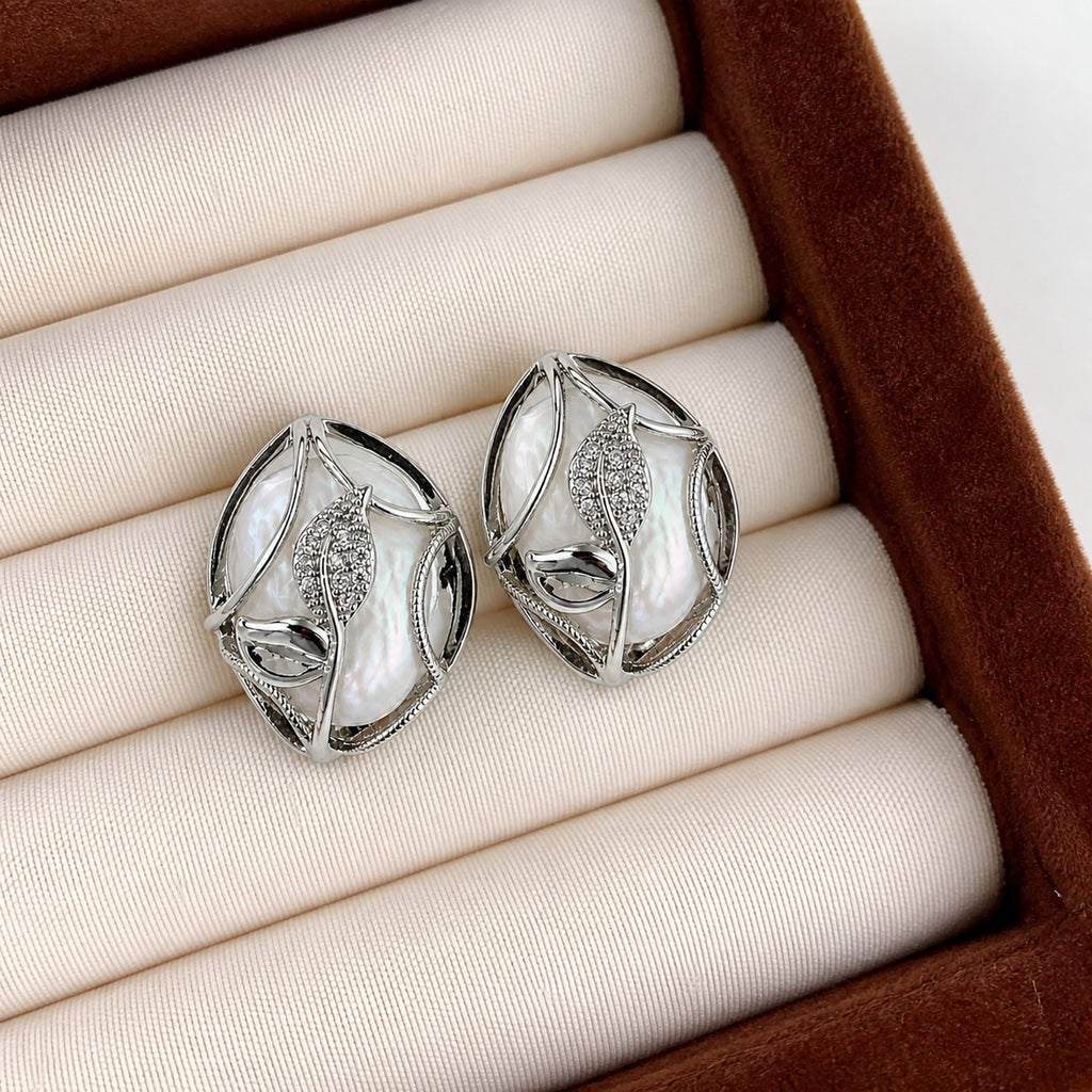 Boucles d'oreilles baroques