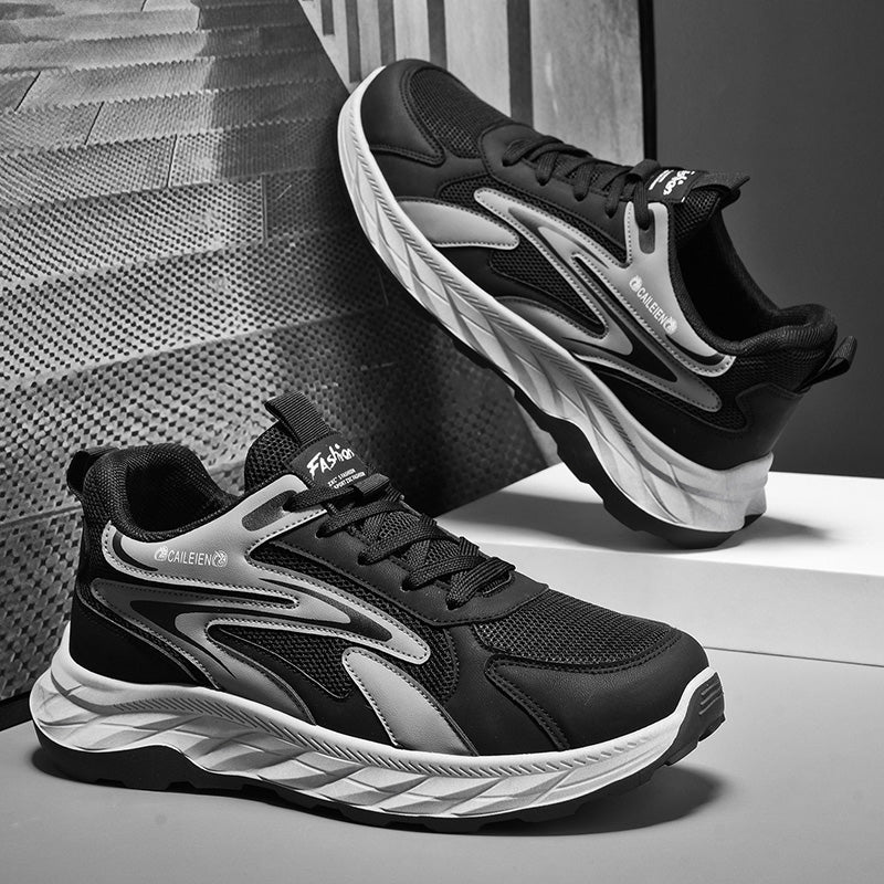 Chaussures de marche antidérapantes pour hommes d'âge moyen et âgés