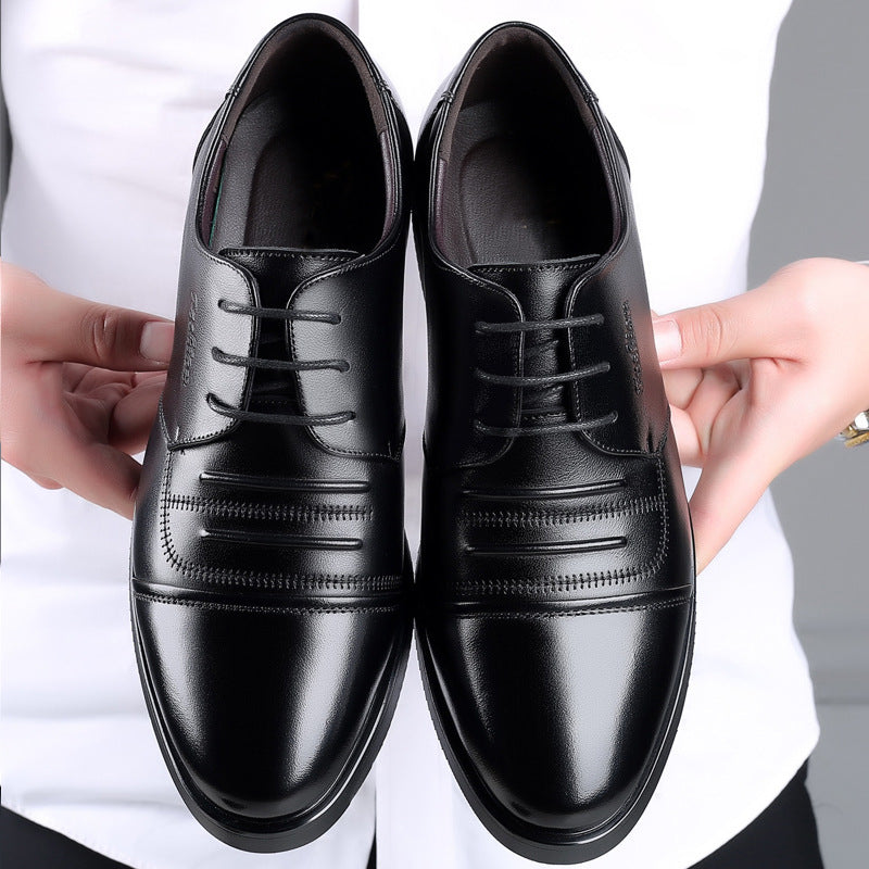 Chaussures en cuir décontracté tendance pour hommes