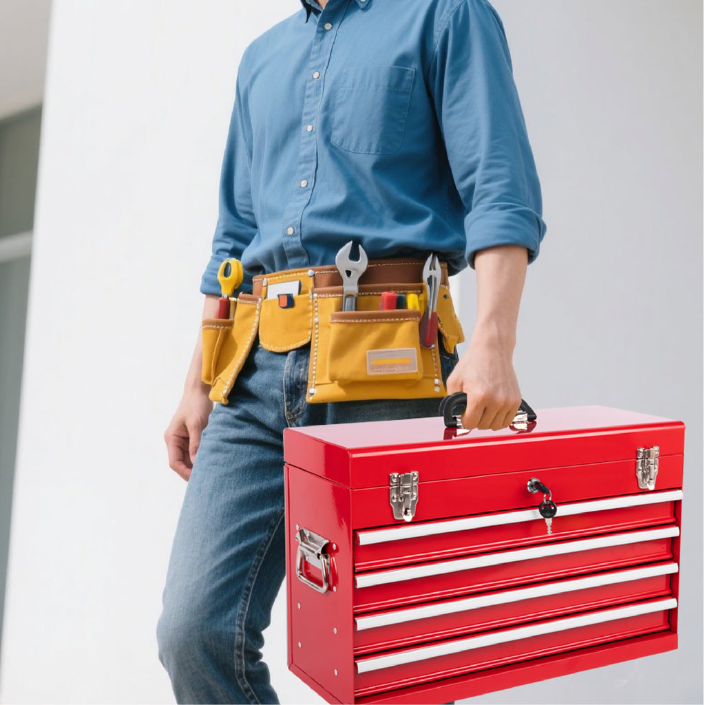 Boîte à outils en métal lourd