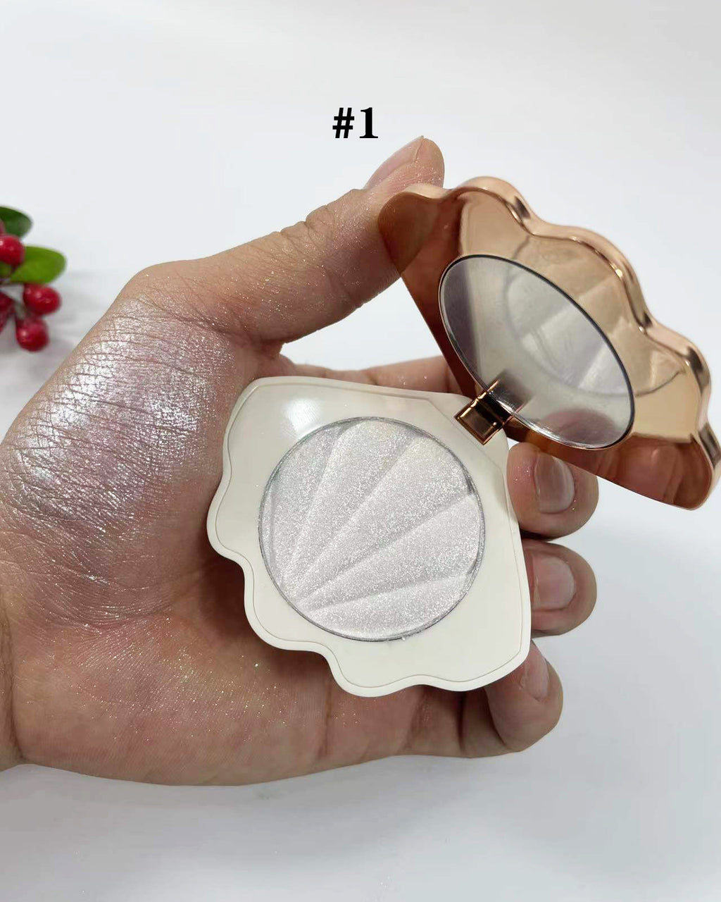 En forme de coquille Monochrome Highlight et Contour Palette