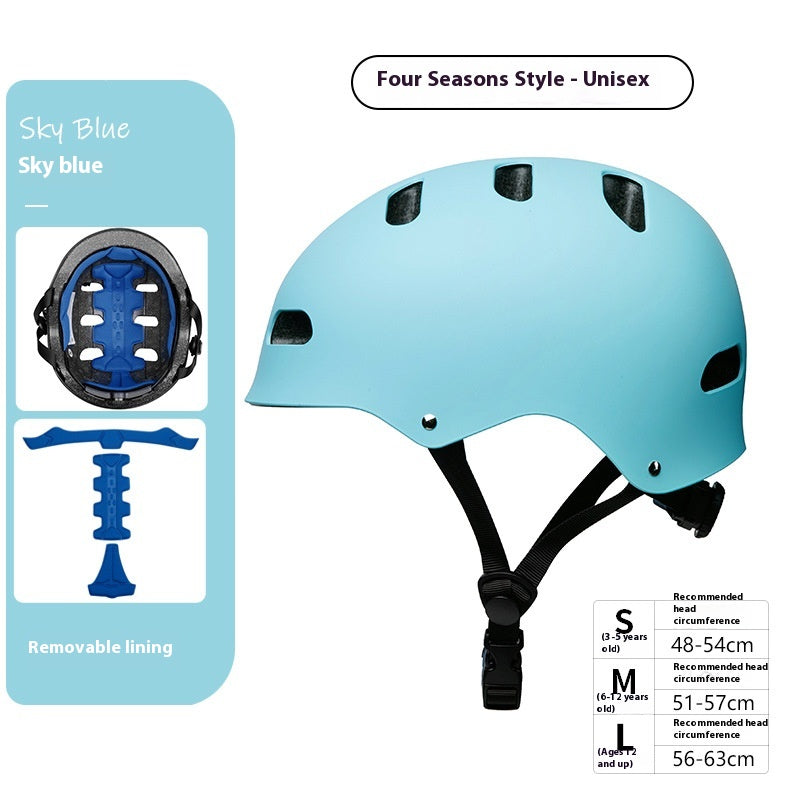 Enfants adultes Hip Hop Roller Patinage Skateboard Rafting Escalade Casque d'équitation