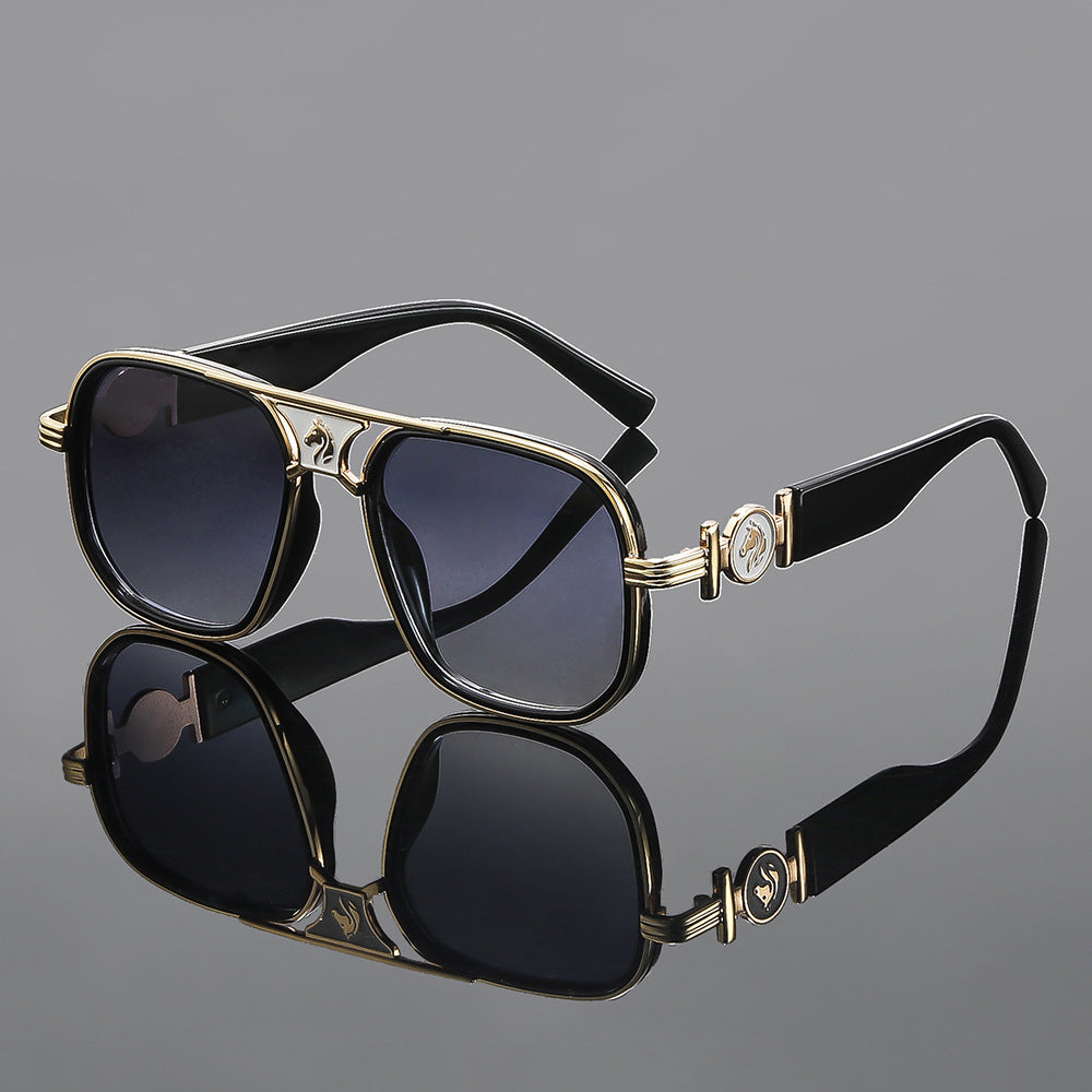 Lunettes de soleil pour homme et femme à cadre carré