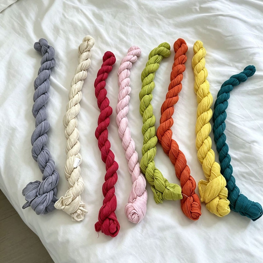 Femmes Versatile Solid-colore Cable-knit mince écharpe chaude pour le printemps et l'automne