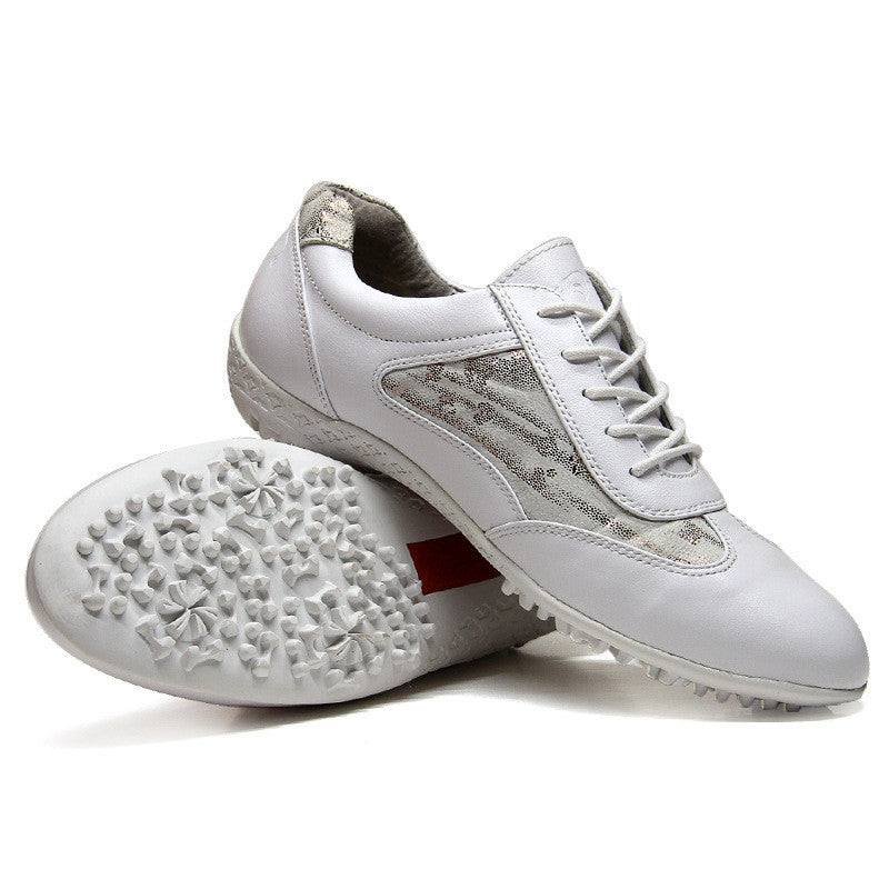 Sneakers antidérapants respirants en cuir casual léger pour femmes