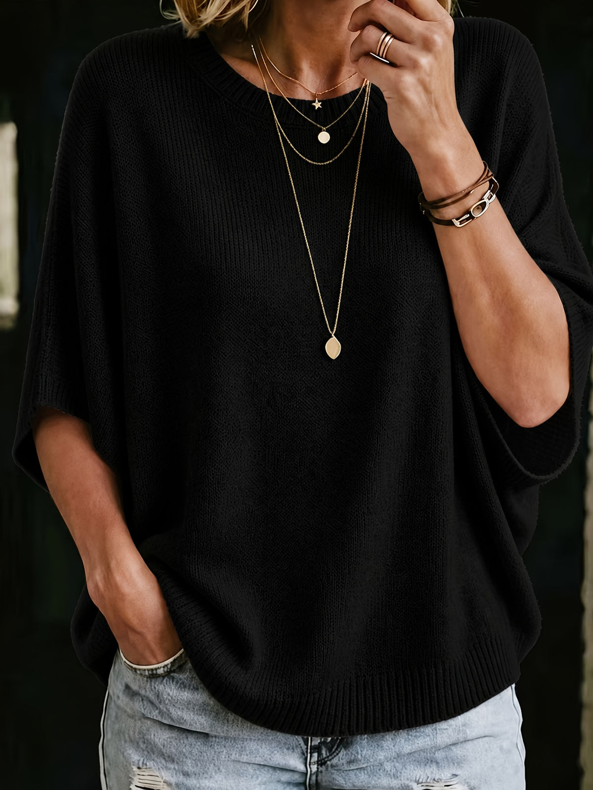 Polyester blouse