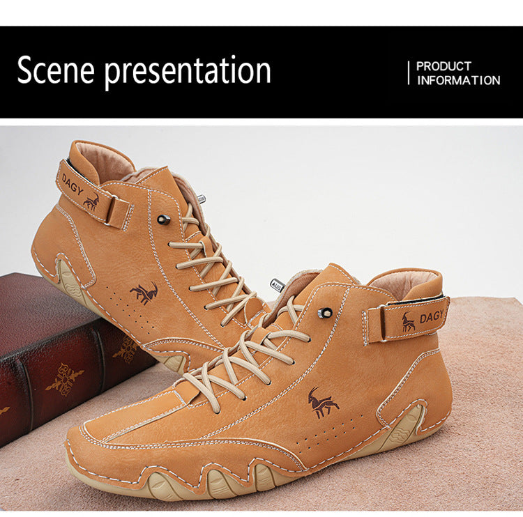 Hommes Chaussures Casual Style d'hiver avec doublure en polaire et padding supplémentaire