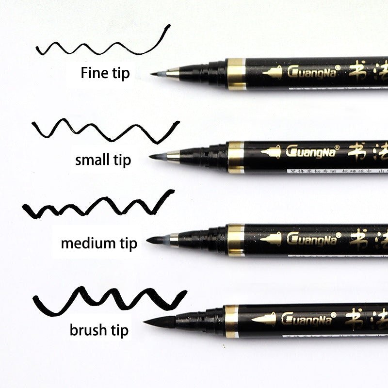 Calligraphie Pen Sketch Beau stylo Soft Brosse Peinture Brosse Big Case Signature Pen Copie