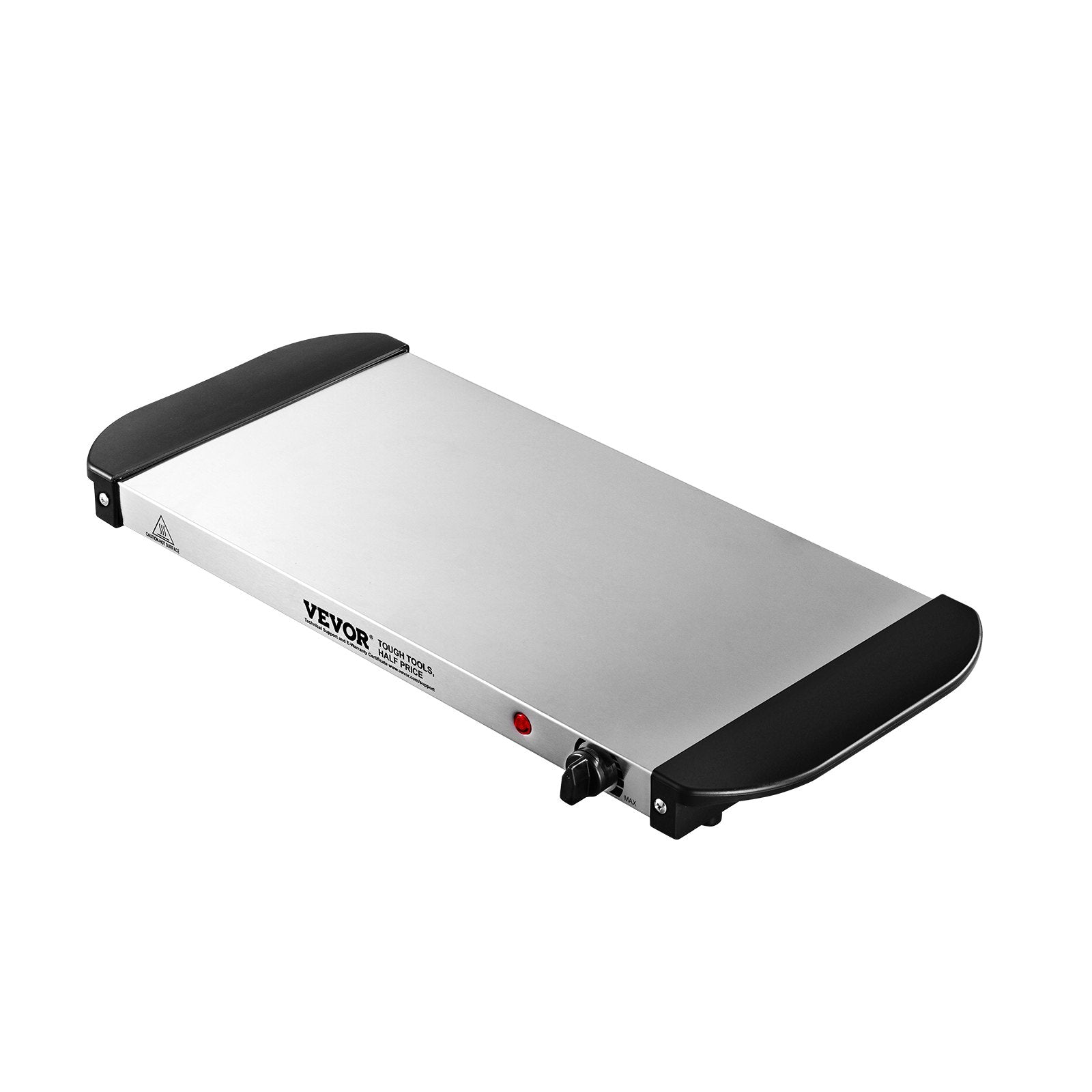 VEVOR Électric Warming Tray Buffet Food Warming W Temp Control Acier inoxydable