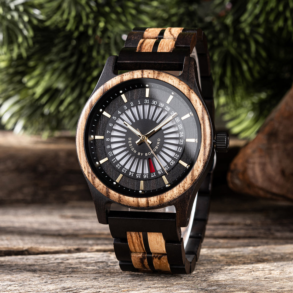 Montre homme en bois