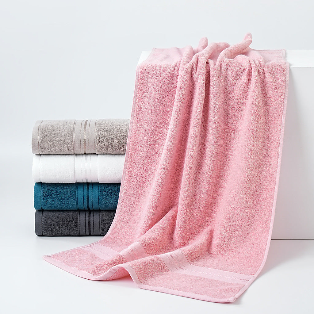 Serviettes de bain en coton pur pour usage domestique Ensemble de serviettes absorbantes pour adultes