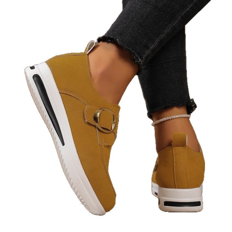 Chaussures Femmes Casual Slip-on Solid-colored