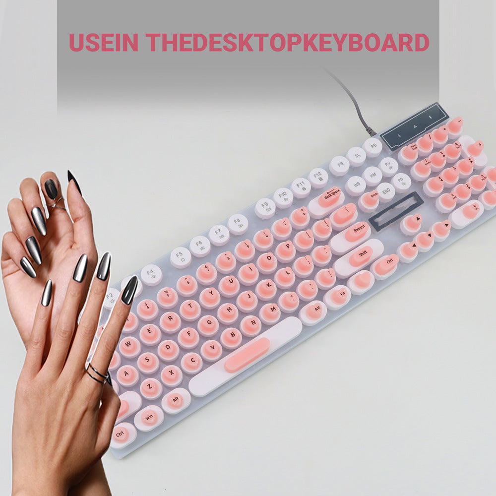 91 Bouton pour bureau Et stickers clavier en silicone informatique