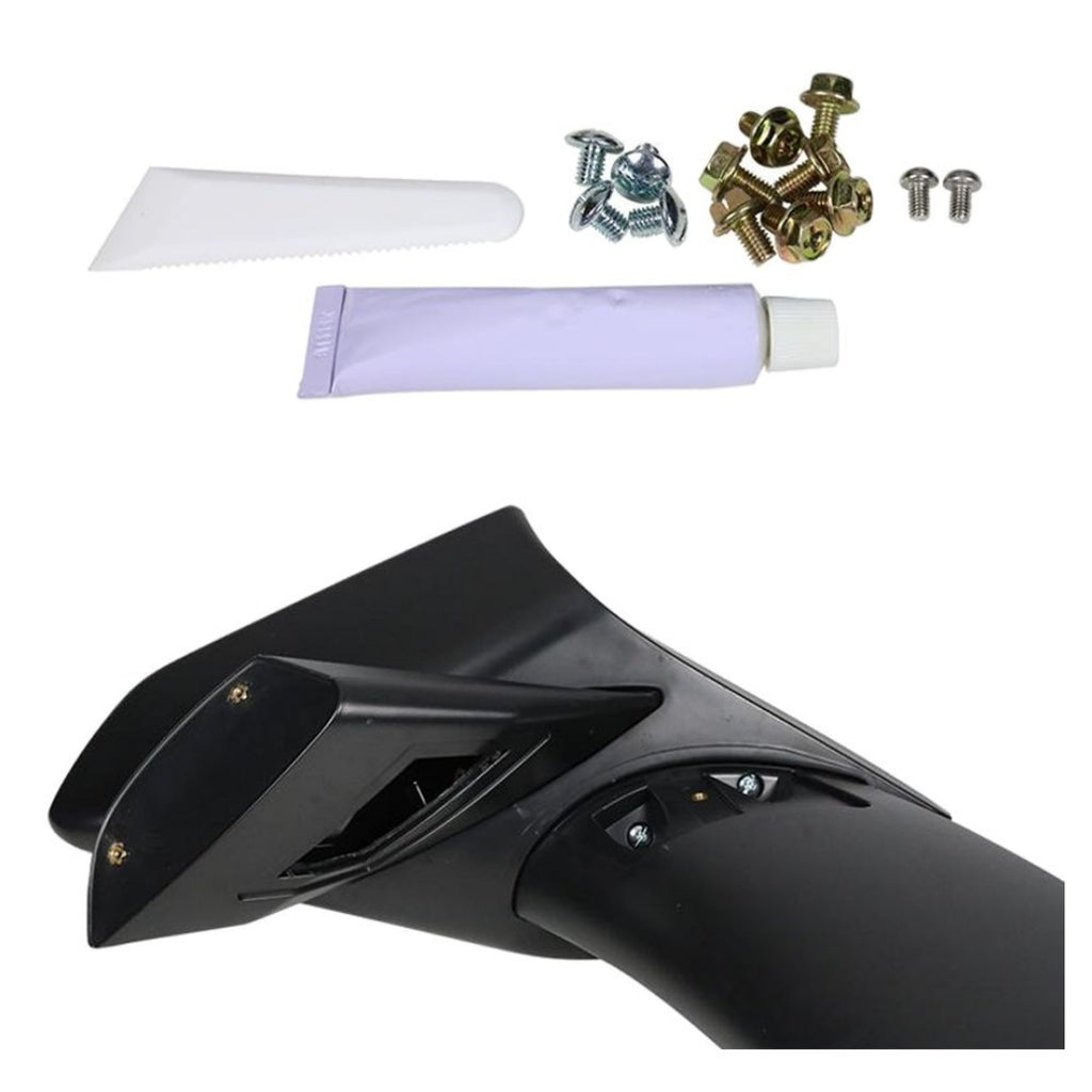 Convient 17-21 H Onda Civic X 10ème Type R Arrière Trunk Spoiler Wing Non peint noir ABS