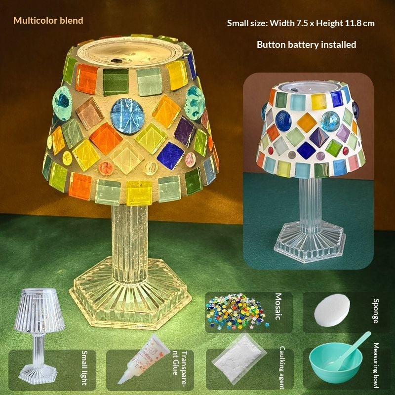 Matériau de bricolage de petite lampe de table fait main