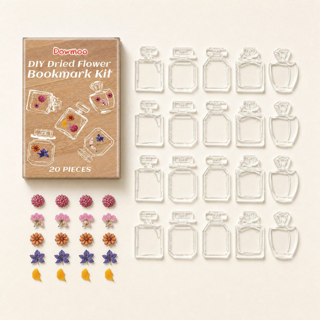 Kit de signet de fleur séchée DOWMOO