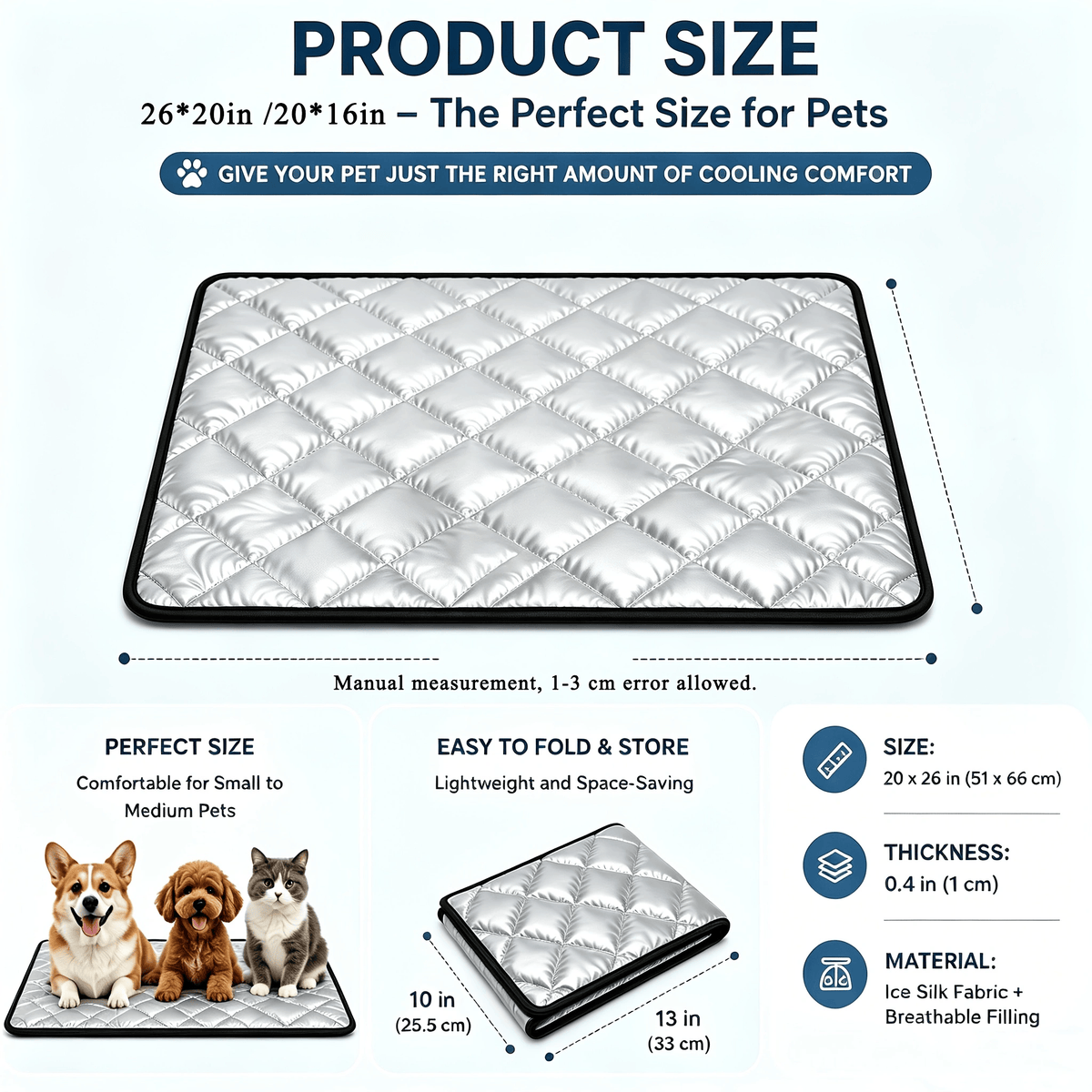 Un must-have quand on sort. Pad pour animaux de compagnie à usages multiples