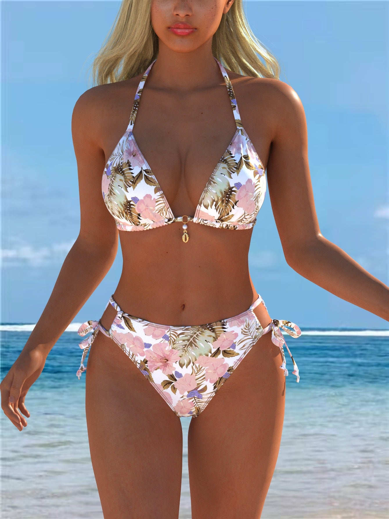 Sexy et élégant Bikini maillot de bain deux pièces