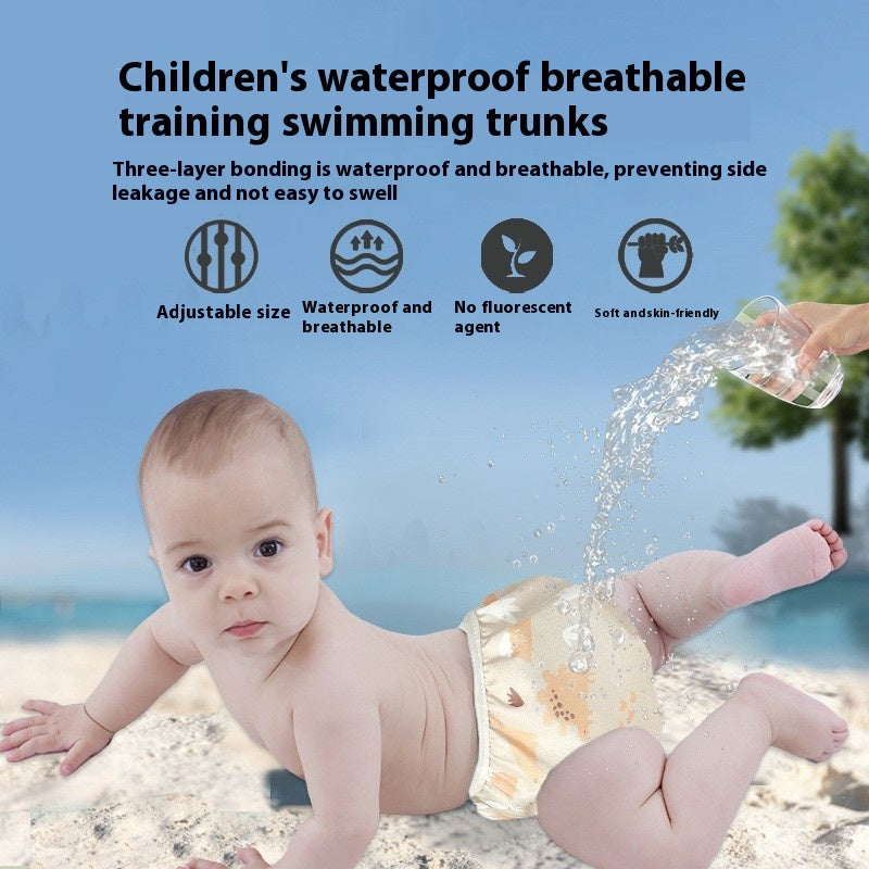 Trunks de natation imperméables pour tout-petits