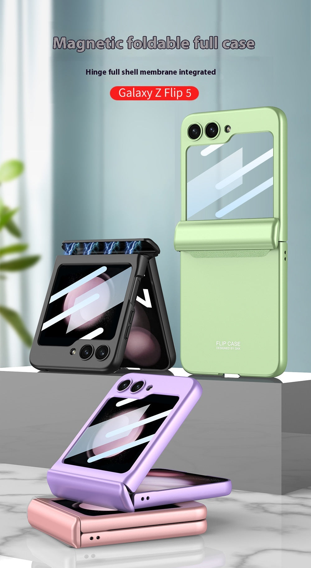 Boîtier magnétique de téléphone dur Shell