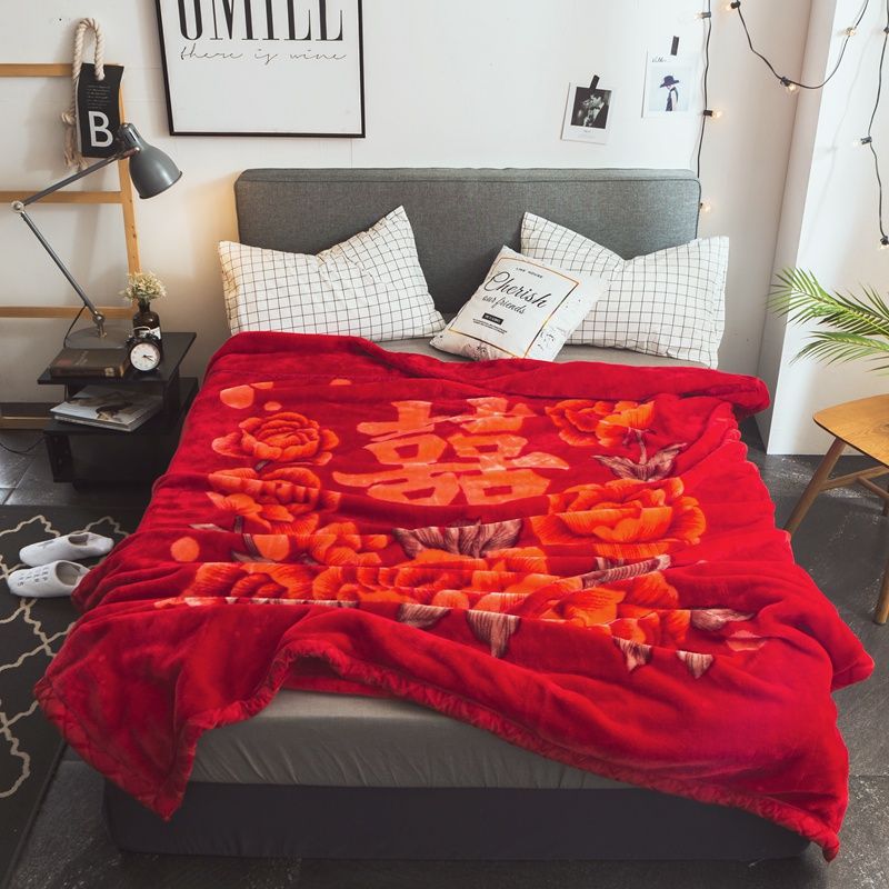 Couverture chaude en double couche de corail