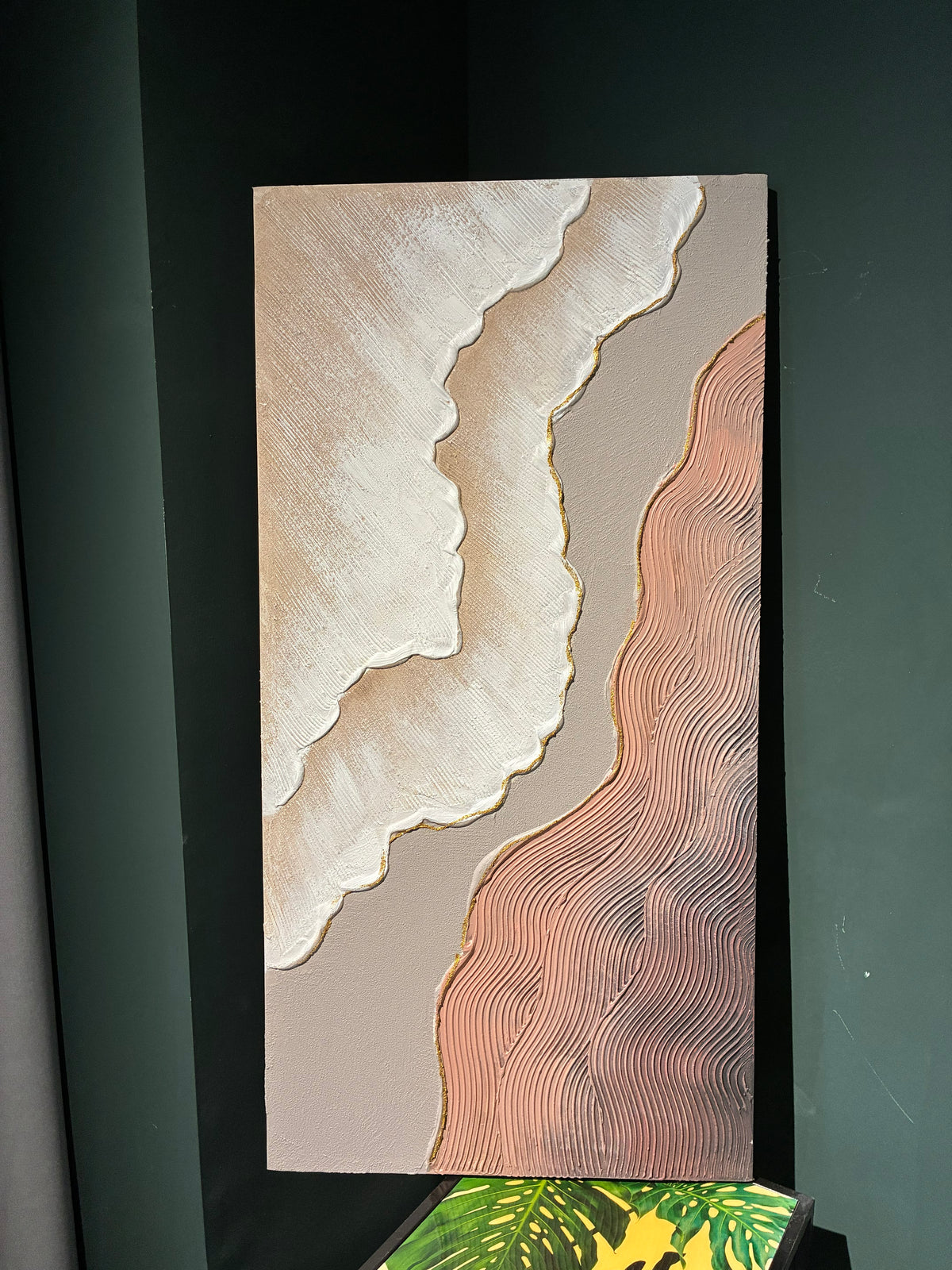 20x40 Ensemble de 2 Art mural abstrait