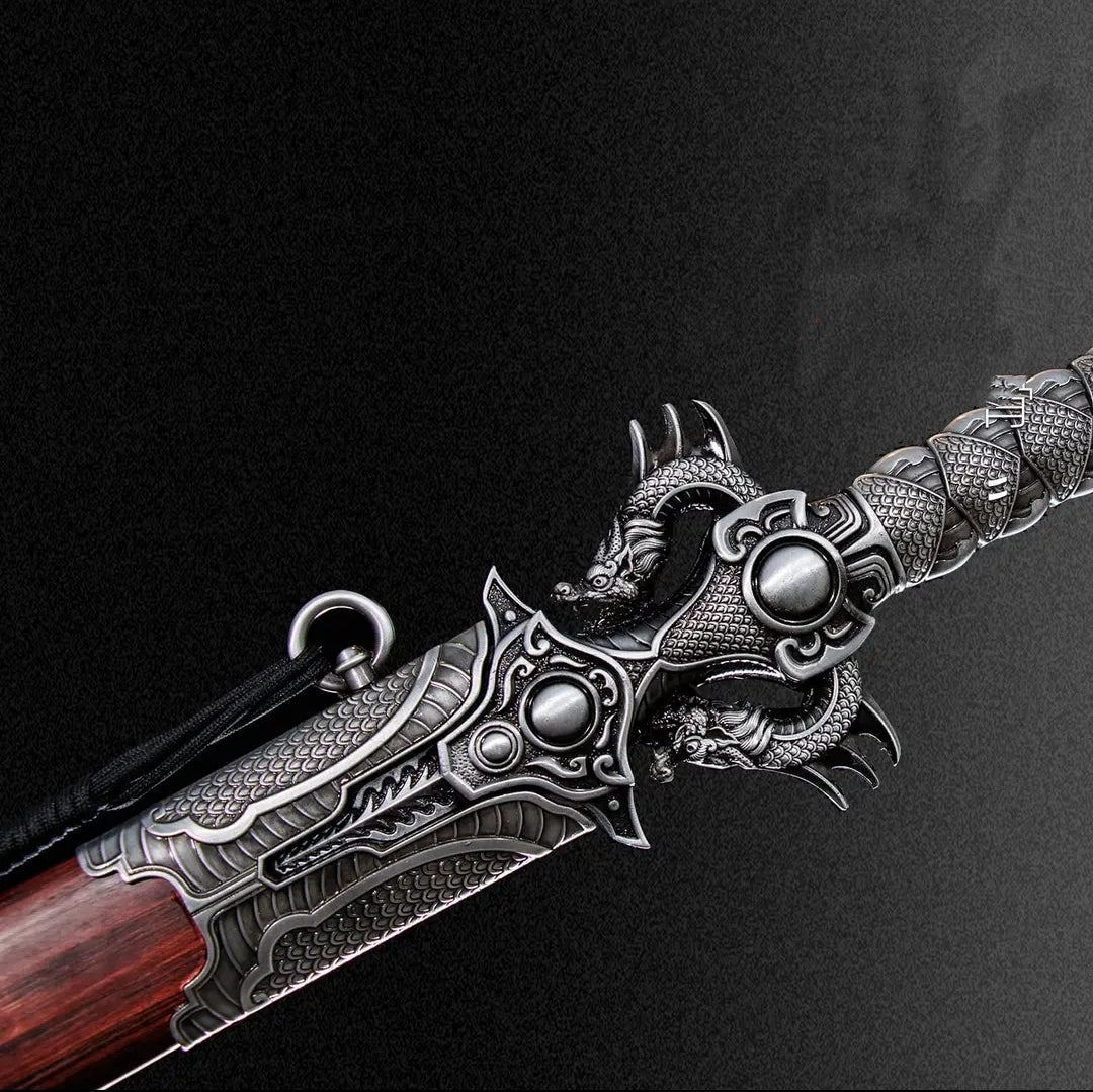 Lilong Sword Une pièce haute en acier au manganèse Arme à froid collectible non affûtée