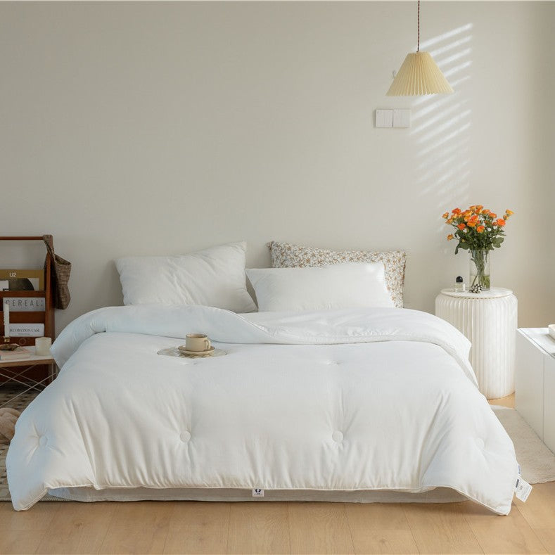 Épaisseur DuPont Fibre Faux Goose Down Winter Quilt for Warmth