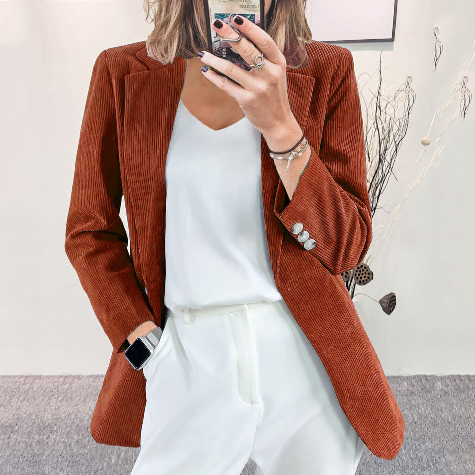 Veste pour femme Corduroy Blazer