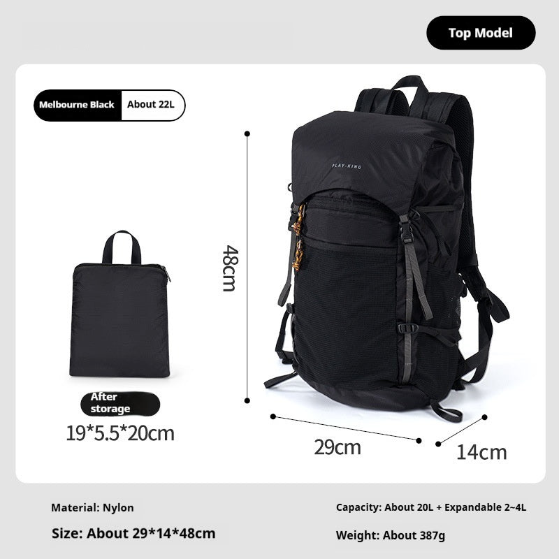 Outdoor Professional Waterproof Mountainering Backpack Flip Hiking Backpack