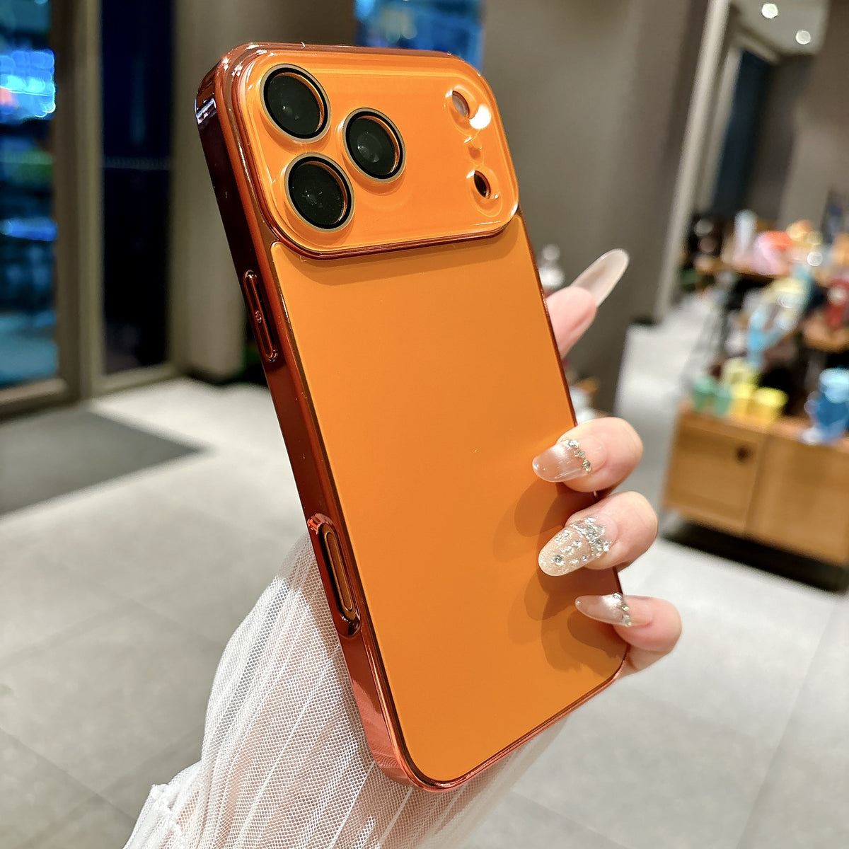 All-in-one Lens Protector and Frosted AG Phone Case for iPhone