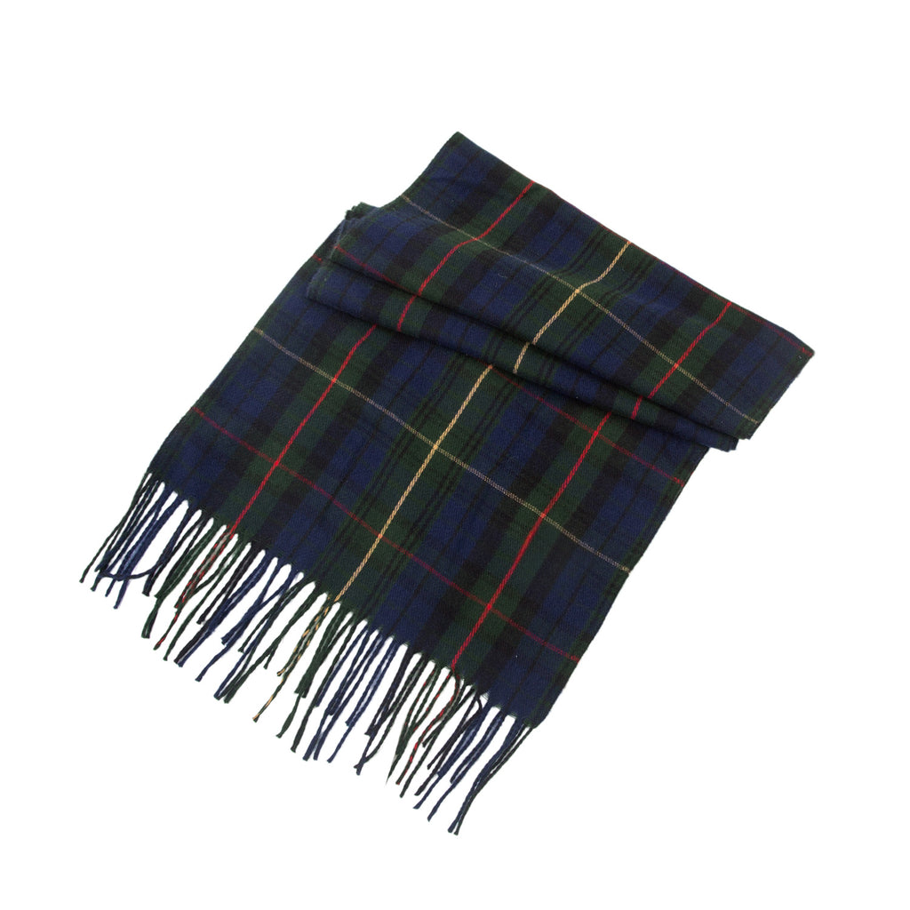 Homme et femme de style britannique Couple écharpe avec grand motif de plaid