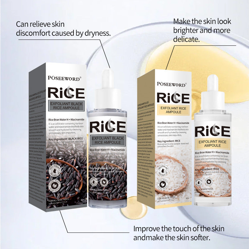 POSEEWORD Exfoliant Riz noir E Ssence
