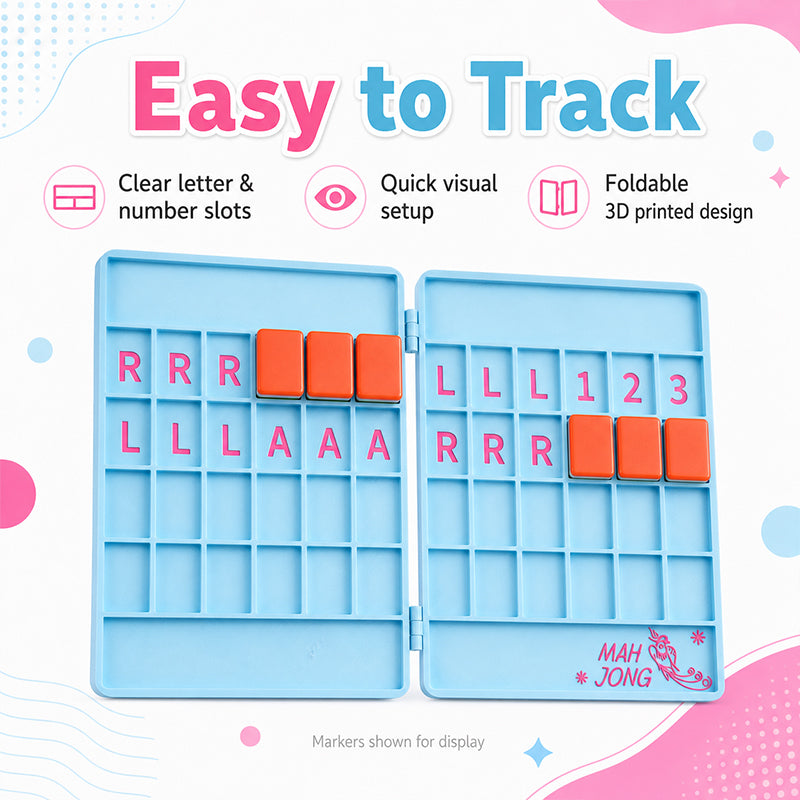1PC pliable American Mahjong Practice Board