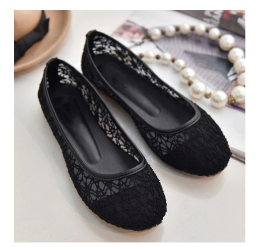 Chaussures Dentelle Respirante Hollow pour Femmes