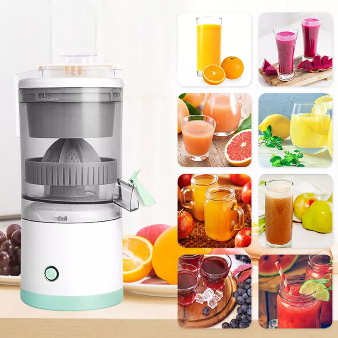 Chargeur USB électrique Jus Presseur Squeezer Orange Lemon Watermelon Juicer
