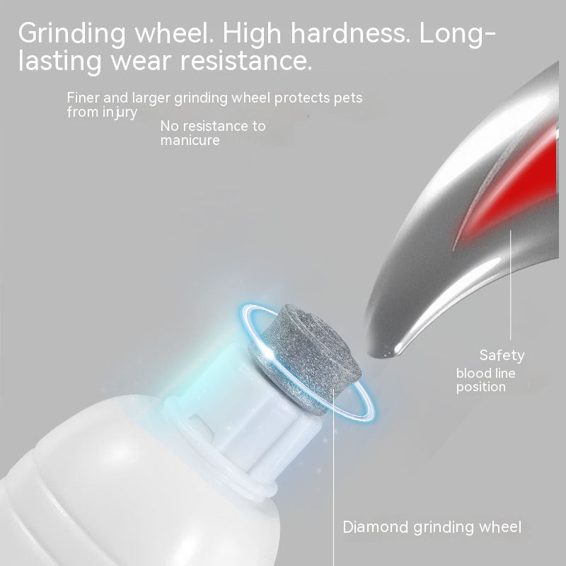 Piercing des ongles de chien Appareil électrique Clippers des ongles Chiens et chats Nettoyage de beauté