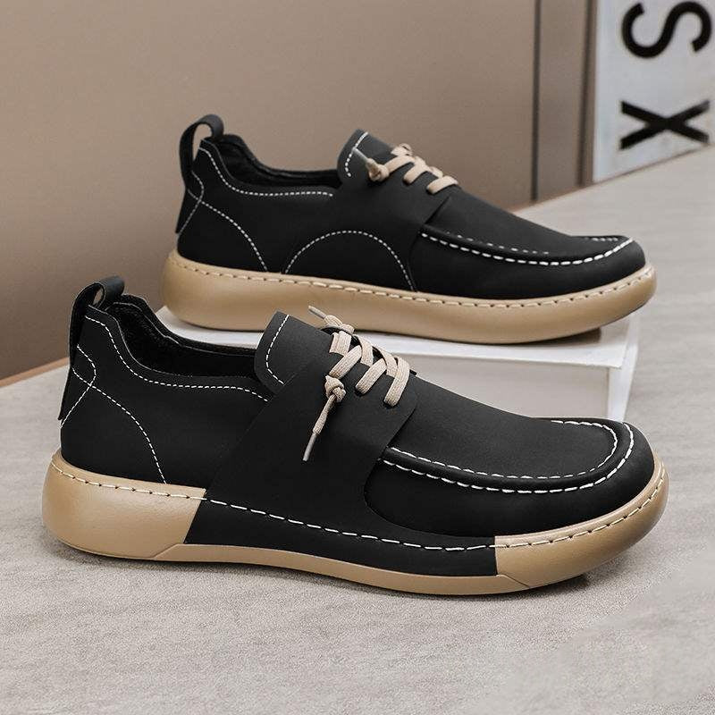 Printemps Arrivée Soft-soled Respirant Business Chaussures en cuir Hommes Chaussures Casual