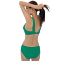 Maillot de bain avec appel féminin - Bikini pur en couleurs solides avec un style séduisant