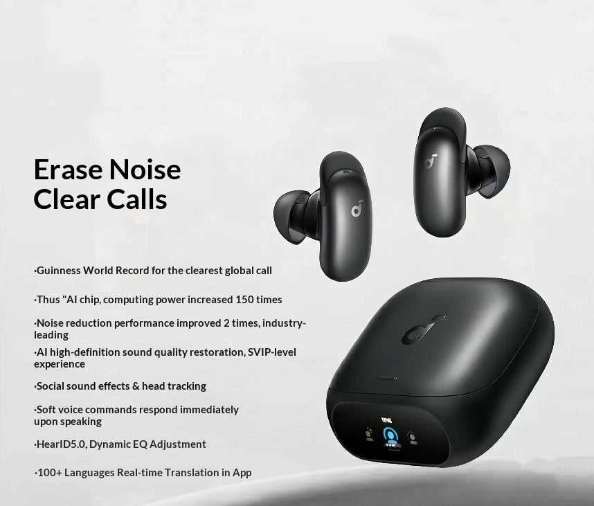 Casques Bluetooth pare-bruit alimentés par l'IA
