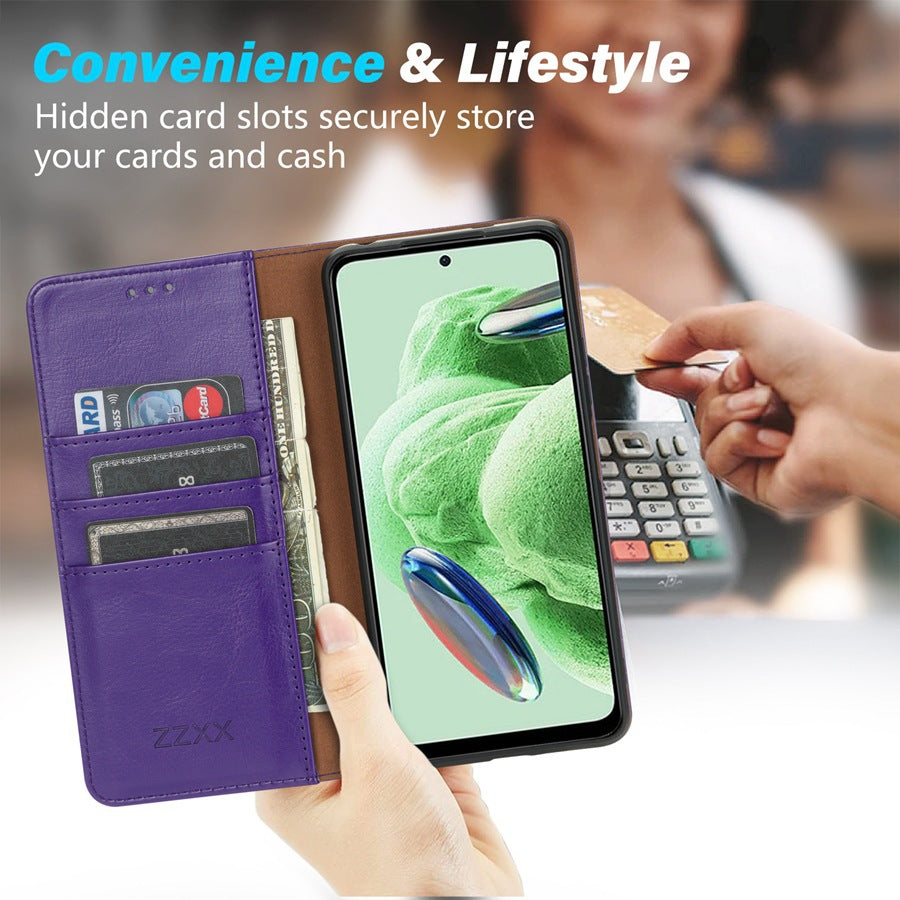 Coque de téléphone polyvalente créative avec une housse magnétique