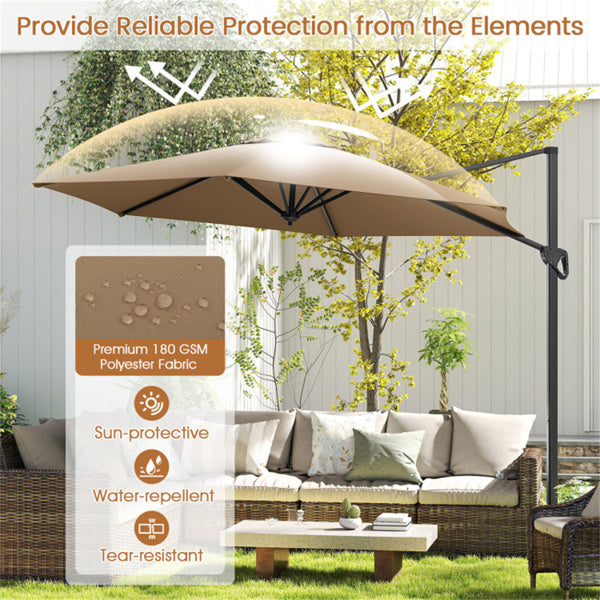 9x8.2FT Cantilever Patio Umbrella