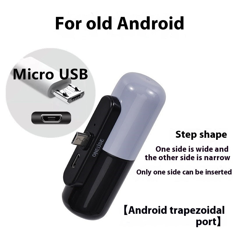 Portable Android Capsule Fast Charge Power Bank