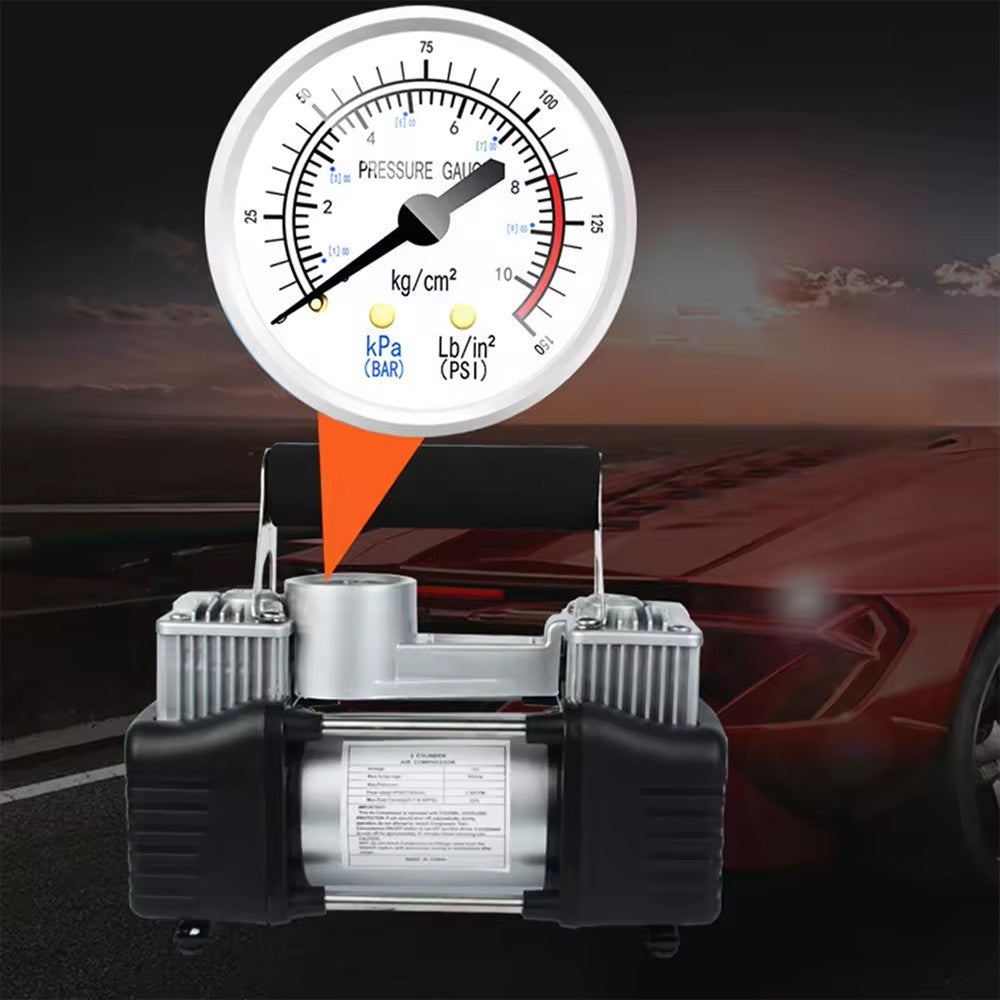 12V Portable Electric Tire Air Compressor Pump
