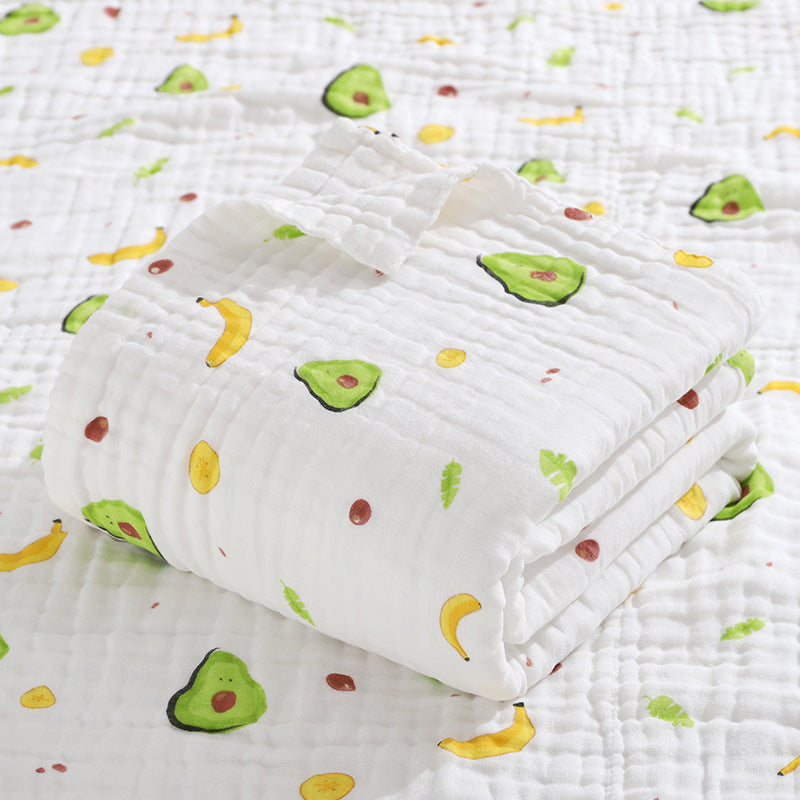 Classe A pour enfants Serviette de bain en mousseline de coton pur