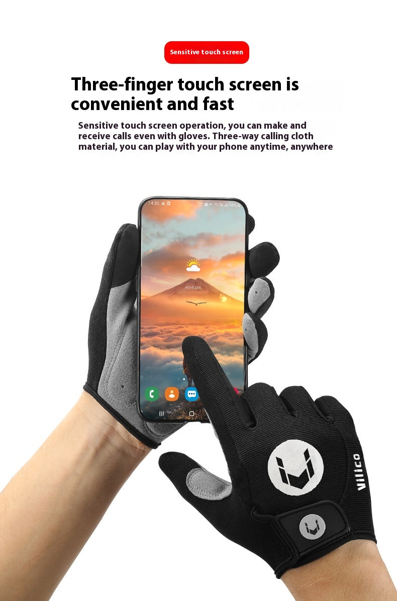 Gants de fitness antidérapants sport écran tactile