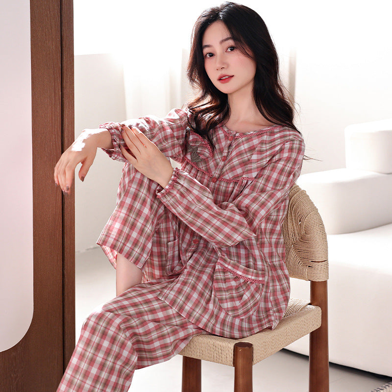 Robe de pyjama en coton pour femmes de mode