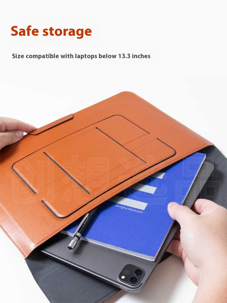 Sac de support pour ordinateur portable intégré à double angle de 133 pouces
