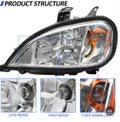 Assemblage de phares pour 2004-2017 Freightliner Columbia Chrome Logement et Amber Reflective